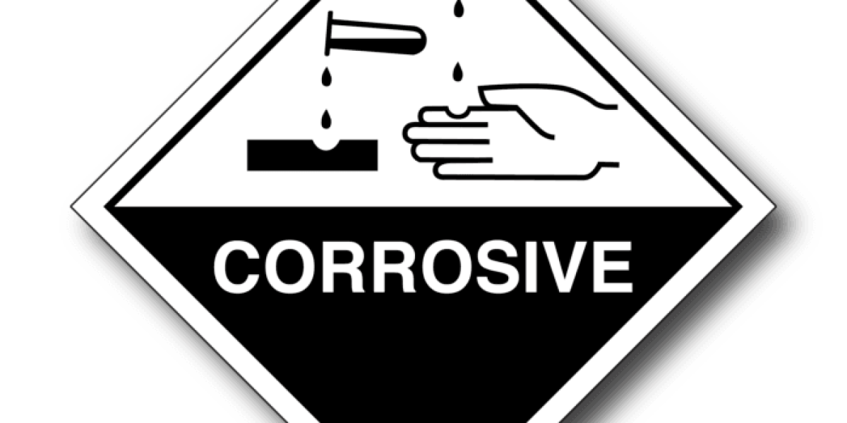 Class 8 Corrosive Hazard Diamond